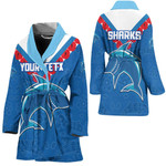 (Custom) Cronulla-Sutherland Sharks Simple Style - Rugby Team Bath Robe | lovenewzealand.co
