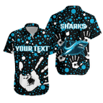 (Custom Personalised) Sharks Rugby Indigenous Hawaiian Shirt Minimalism Version TH6 | Lovenewzealand.co