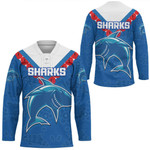 Cronulla-Sutherland Sharks Simple Style - Rugby Team Hockey Jersey | Lovenewzeland.co
