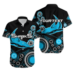 (Custom Personalised)Sharks Hawaiian Shirt Aboriginal Simple K6 | Lovenewzealand.co