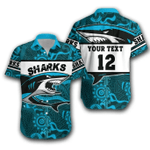 (Custom Personalised) Sharks Hawaiian Shirt Cronulla Aboriginal Power Style TH12 | Lovenewzealand.co