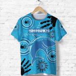 Cronulla Sharks T Shirt Indigenous Country Style K36 | Lovenewzealand.co