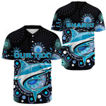 (Custom) Cronulla-Sutherland Sharks Indigenous Black - Rugby Team Baseball Jerseys A31 Baseball Jerseys A31 | Lovenewzeland.co