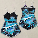 Cronulla-Sutherland Sharks Special Style - Rugby Team Women Rompers | Lovenewzealand.co
