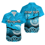 (Custom Personalised)Cronulla-Sutherland Sharks Hawaiian Shirt Aboriginal Mix 3D Patterns TH4 | Lovenewzealand.co