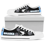 Cronulla Low Top Shoe Sharks Simple Indigenous - Black K8 | Lovenewzealand.co
