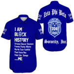 Zeta Phi Beta Black History Short Sleeve Shirt A31 | Africazone.store