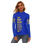 Sigma Gamma Rho Black History Women's Stretchable Turtleneck Top A31 | Africazone.store