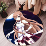 Sword Art Online Anime 8 Round Rug Living Room And Bed Room Rug Gift Us Decor