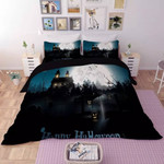 Halloween Horro Pumpkin Ghost 3 Duvet Quilt Bedding Set 