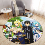Sword Art Online Anime 12 Round Rug Living Room And Bed Room Rug Gift Us Decor