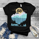 Let’s Go Road Trip Camping Vintage Camper T Shirt Hoodie Sweater 