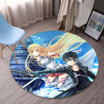 Sword Art Online Anime 19 Round Rug Living Room And Bed Room Rug Gift Us Decor
