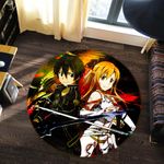 Sword Art Online Anime 21 Round Rug Living Room And Bed Room Rug Gift Us Decor