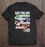 Marvel Avengers Dad You Are Incredible T Shirt Hoodie Sweater 