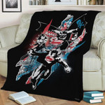 Renegades black Superman Batman Wonder Woman DC Fleece Blanket Gift For Fan, Premium Comfy Sofa Throw Blanket Gift