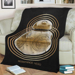 Resistance Hero Droid Fleece Blanket Gift For Fan, Premium Comfy Sofa Throw Blanket Gift 1