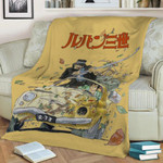 Road to Cagliostro Fleece Blanket Gift For Fan, Premium Comfy Sofa Throw Blanket Gift
