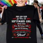 And God Said Let There Be December Girl Who Has Ears That T Shirt Hoodie Sweater