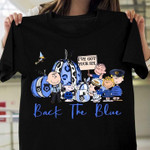 Peanuts police back the blue T Shirt Hoodie Sweater