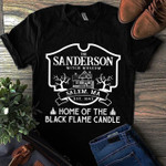 The sanderson witch musem home of the black flame candle T shirt hoodie sweater