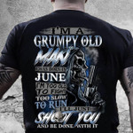 Skeleton i am grumpy old man may to run and be done with it T Shirt Hoodie Sweater