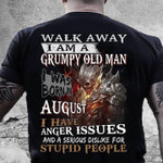 Skeleton walk away i am a grumpy old man august anger issues stupid peopleT Shirt Hoodie Sweater