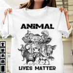 Animal lives matter T shirt hoodie sweater