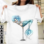 Mermaid wine T Shirt Hoodie Sweater
