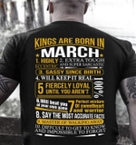Birthday kings are born in March T Shirt Hoodie Sweater