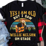 Willie Nelson singer on stage vintage T Shirt Hoodie Sweater