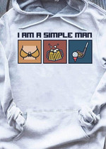I am a simple beer and gold T Shirt Hoodie Sweater