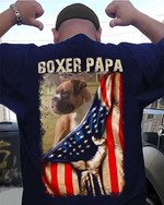 American flag and boxer papa T Shirt Hoodie Sweater