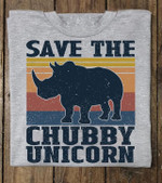 Vintage save the chubby unicorn T Shirt Hoodie Sweater