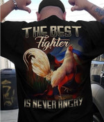 Chicken animals the best fighter is never angay T Shirt Hoodie Sweater