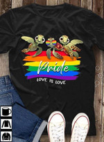 LGBT pride parade turtle T Shirt Hoodie Sweater