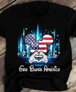 Mickey mouse god bless America T Shirt Hoodie Sweater