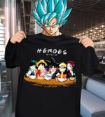 Dragon ball anime manga heroes T shirt hoodie sweater