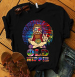 Old hippie T shirt hoodie sweater