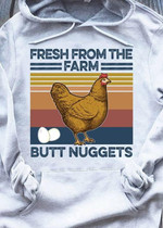 Vintage fresh from the farm butt nuggets T Shirt Hoodie Sweater