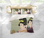 3d Abstract Geisha Woman Bed Sheets Duvet Cover Bedding Set Great Gifts For Birthday Christmas Thanksgiving