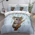 2020 Lovely Cartoon Koala Bed Sheets Duvet Cover Bedding Set Great Gifts For Birthday Christmas Thanksgiving