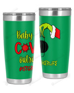1st Grade Teacher, Baby Covid Outside Stainless Steel Tumbler, Tumbler Cups For Coffee/Tea