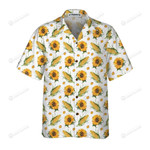 Corn And Sunflower Floral Corn Hawaiian Shirt