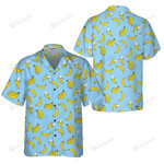 Summer Banana Seamless Pattern Hawaiian Shirt