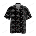 Funny Black Cat Pattern Hawaiian Shirt
