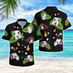 Soccer Summer Vibe Black Tropical Hawaiian Shirts