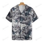 Traditional Floral Fish Hawaiian Shirt