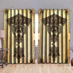 Viking Tattoo Blackout Thermal Grommet Window Curtains