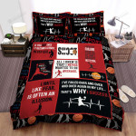 Basketball I Never Wanted To Be Average Bed Sheets Spread Duvet Cover Bedding Sets